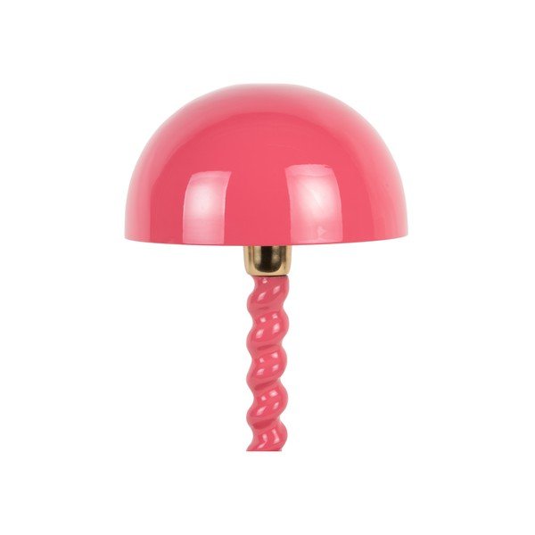 Ružová stolová lampa s kovovým tienidlom (výška 39 cm) Prisa – Leitmotiv-image-2