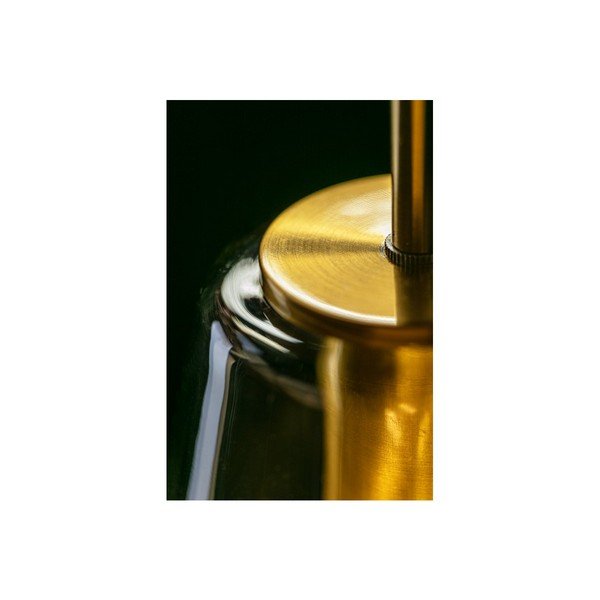 Závesné svietidlo v zlatej farbe s kovovo-skleneným tienidlom ø 17 cm Lime – GTV-image-2