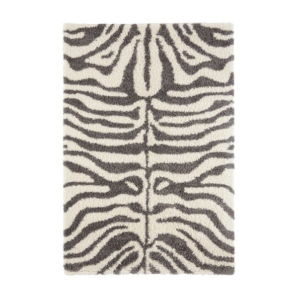 Sivý/béžový koberec 230x160 cm Striped Animal - Ragami