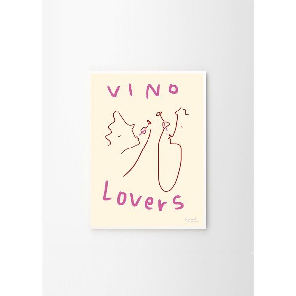 Plagát 50x70 cm Vino Lovers – Ruby Hughes – The Poster Club-image-3