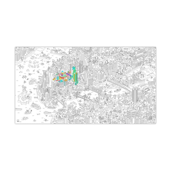 Maľovanka New York, XXL (180x100 cm)-image-4