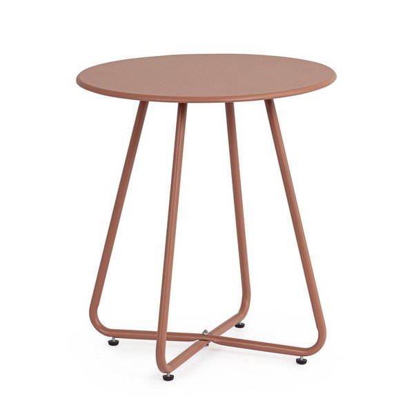 Oceľový okrúhly záhradný stolík ø 45 cm Jable – Bizzotto