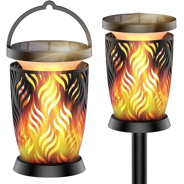 Solárne vonkajšie svietidlá v súprave 2 ks ø 8 cm – Garden Pleasure-image-4