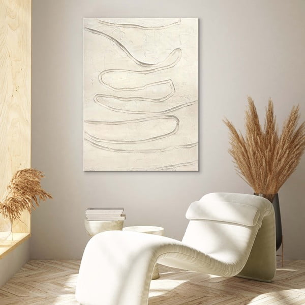 Ručne maľovaný obraz 88x118 cm Track The Line – Malerifabrikken-image-1