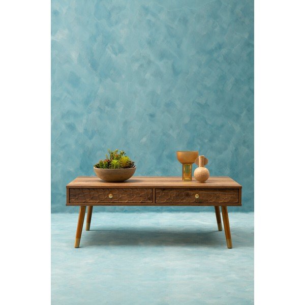 Konferenčný stolík v tmavo prírodnej farbe 59x110 cm Frida – Premier Housewares-image-2