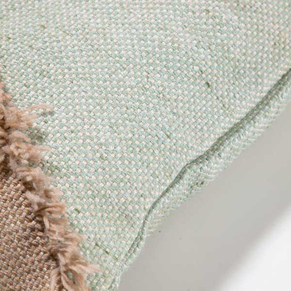 Ružovo-béžová obliečka na vankúš z recyklovaného plastu Kave Home Dalila, 45 x 45 cm-image-1