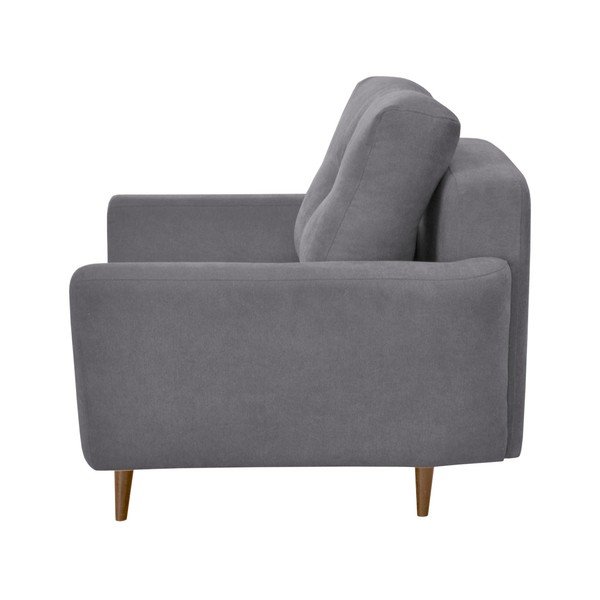 Sivé kreslo so svetlými nohami Mazzini Sofas Flower-image-2