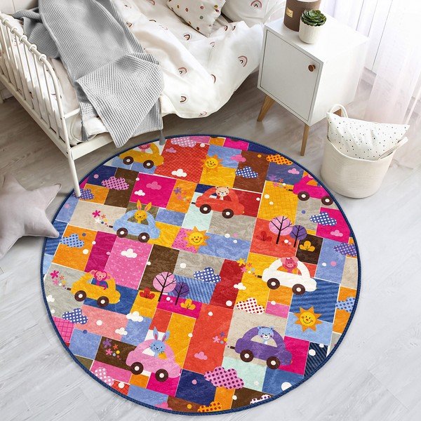Detský koberec ø 120 cm Comfort – Mila Home-image-4