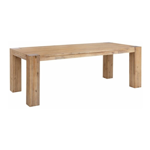 Svetlý jedálenský stôl z mangového dreva Støraa Mabel, 90 × 180 cm