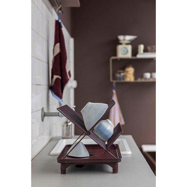 Vínový dvojposchodový odkvapkávač 42x29 cm Dry-It – Mette Ditmer Denmark-image-1