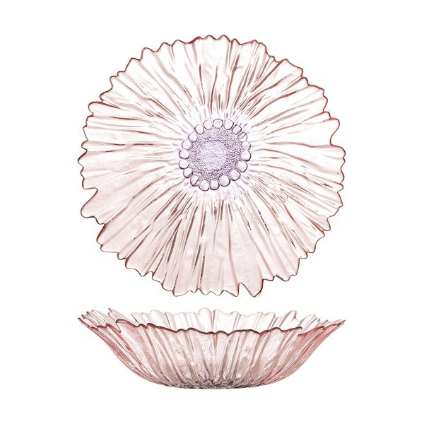 Svetloružová sklenená misa ø 31 cm Mariko – Bloomingville-image-4