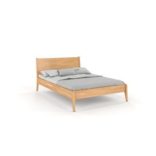 Dvojlôžková posteľ z bukového dreva Skandica Visby Radom, 180 x 200 cm