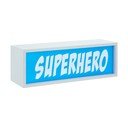 Modrá svetelná dekorácia na baterky Superhero – Premier Housewares