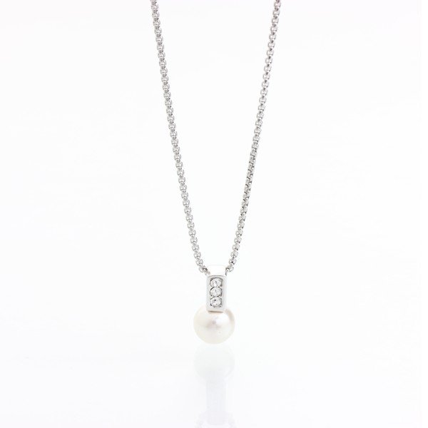 Náhrdelník s krištáľmi Swarovski® Yasmine Pearl-image-1