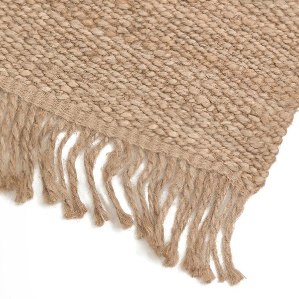 Jutový koberec v prírodnej farbe 70x140 cm Alfombra - Kave Home-image-3