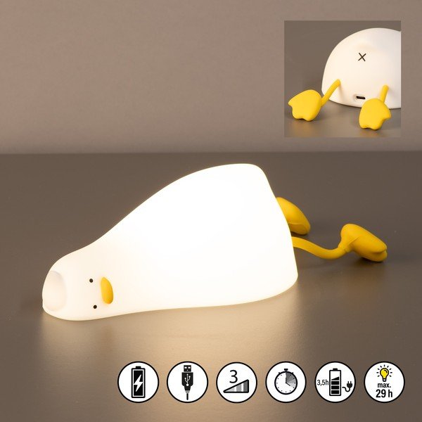 Biele detské nočné svietidlo Lesley – Fischer & Honsel-image-4