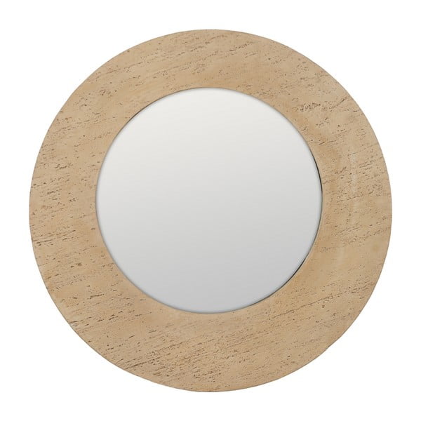 Nástenné zrkadlo s rámom z kameňa 80x80 cm Piedra – Ixia