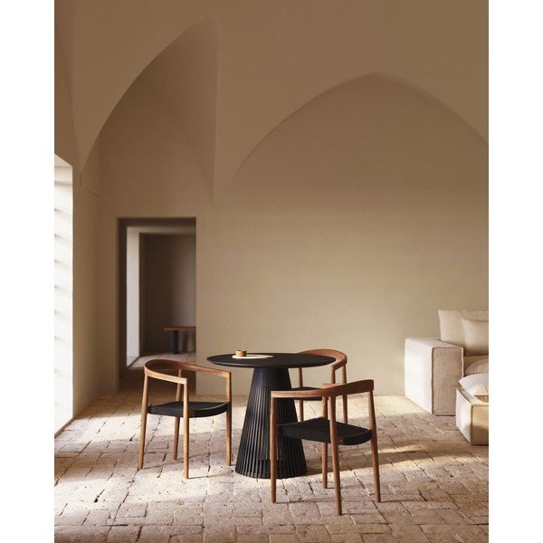 Jedálenská stolička v prírodnej farbe v súprave 4 ks Ydalia – Kave Home-image-2