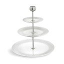 Trojposchodový biely porcelánový etažér Kähler Design Hammershoi Etagere, ⌀ 28 cm