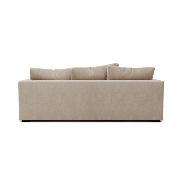 Krémovobiela menčestrová pohovka 220 cm Comfy – Scandic-image-2