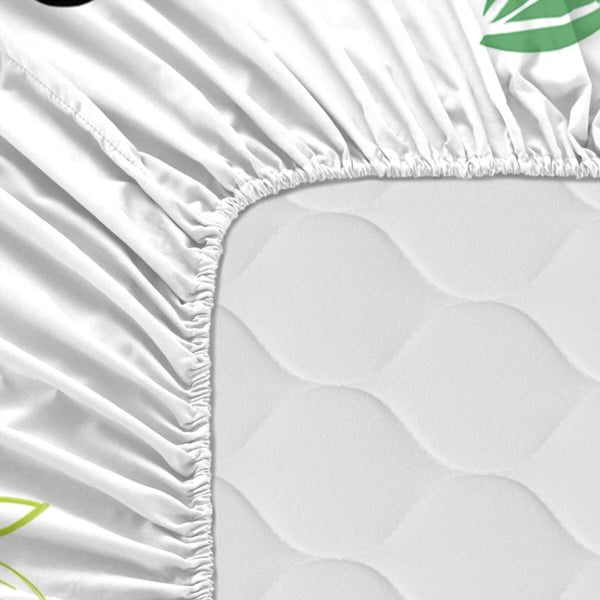 Detská bavlnená plachta Moshi Moshi Panda, 60 x 120 cm-image-2