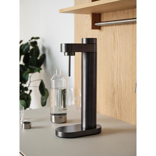 Čierny výrobník sódy z nehrdzavejúcej ocele Brus – Stelton-image-3