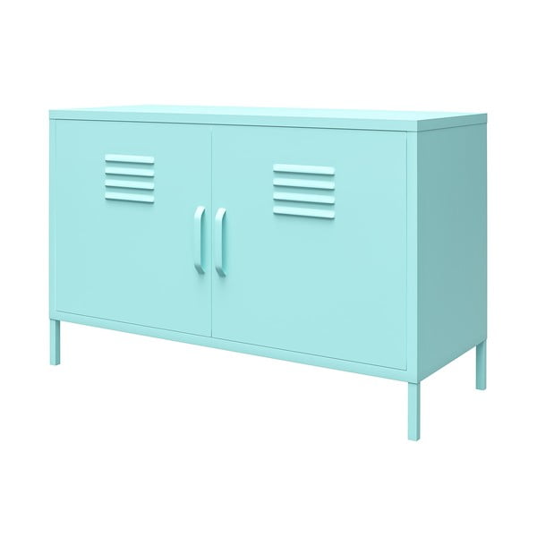 Svetlomodrá kovová skrinka 100x64 cm Cache - Novogratz-image-2