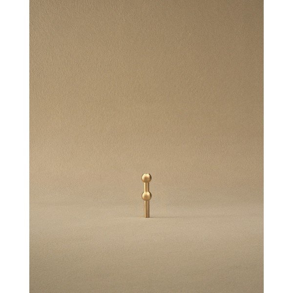 Kovová váza v mosadznej farbe (výška  10 cm) Nagel – STOFF Nagel-image-3