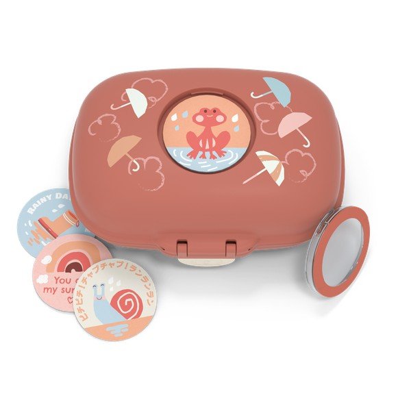 Oranžový detský desiatový box Monbento Gram Umbrella-image-2