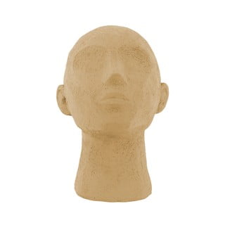 Pieskovohnedá dekoratívna soška PT LIVING Face Art, výška 22,8 cm
