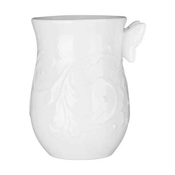 Biely porcelánový pohárik Premier Housewares, 350 ml