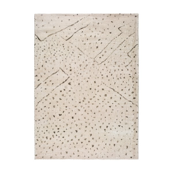 Krémovobiely koberec Universal Moana Dots, 135 x 190 cm