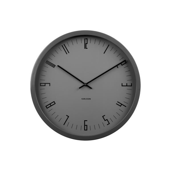 Sivé hodiny Present Time Cased Index
