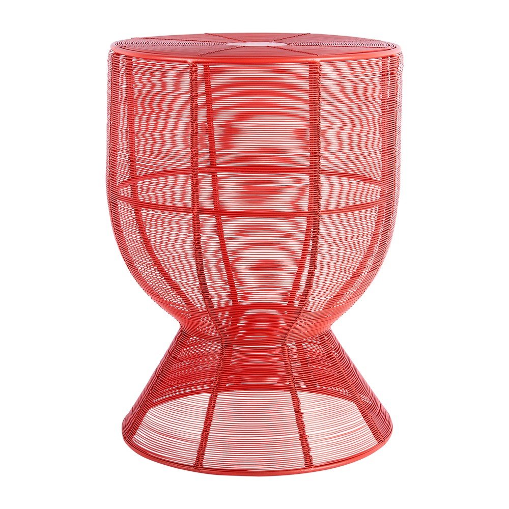 E-shop Kovový okrúhly odkladací stolík ø 30,5 cm Cuerda Tambor – Leitmotiv