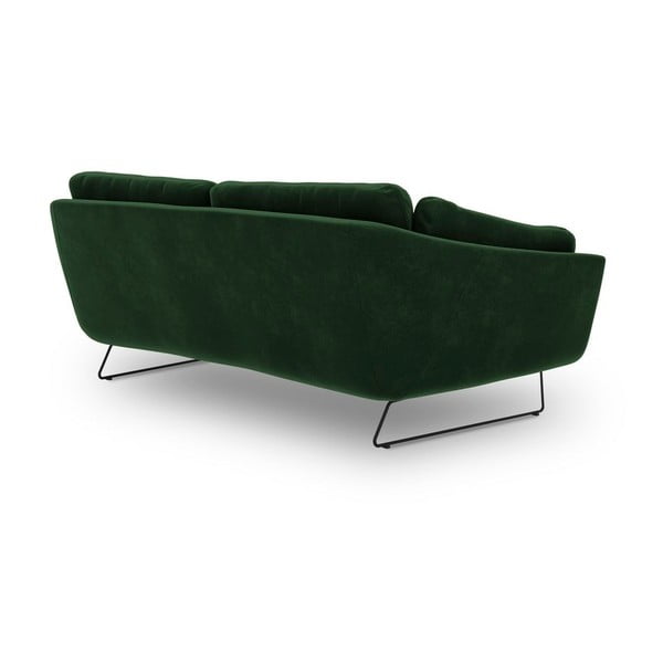 Fľaškovozelená pohovka so zamatovým poťahom Windsor & Co Sofas Gravity-image-3