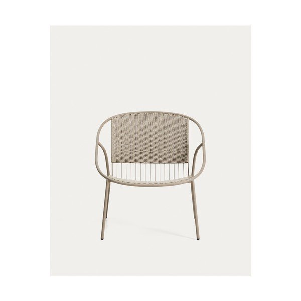 Taupe záhradné kreslo Atrani – Kave Home-image-4