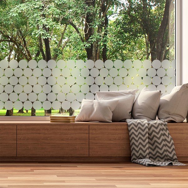 Samolepky na okno 50 ks 10x10 cm Clackout Circle – Ambiance-image-1