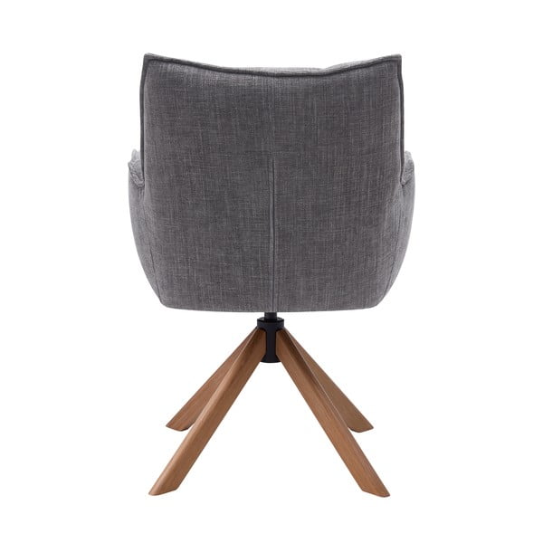 Sivé čalúnené jedálenské kreslá v súprave 2 ks Marilla – Unique Furniture-image-2