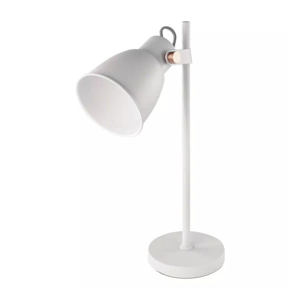 Biela stolová lampa (výška 46 cm) Julian – EMOS