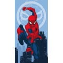 Červeno-modrá bavlnená detská osuška 70x140 cm Spider-man "Jump" – Jerry Fabrics