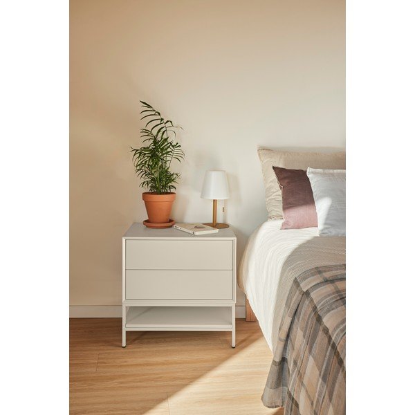 Krémový nočný stolík Platt – Teulat-image-1