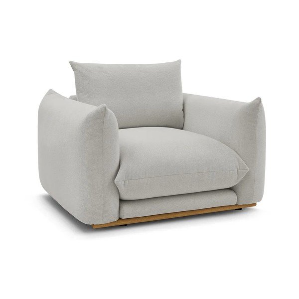 Svetlosivé kreslo Ernest – Bobochic Paris