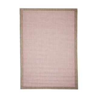 Ružový vonkajší koberec Floorita Chrome, 135 × 190 cm