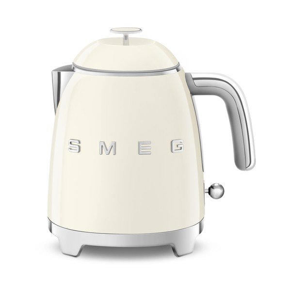 Krémová rýchlovarná kanvica z nehrdzavejúcej ocele 800 ml Retro Style – SMEG