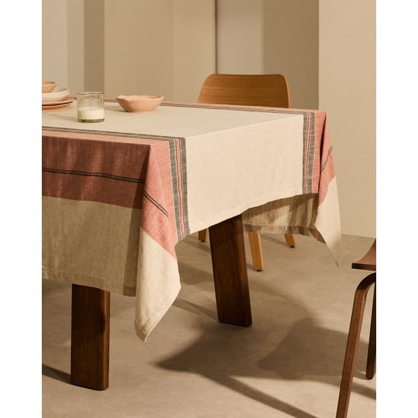 Obrus ​​s prímesou ľanu 170x250 cm Veliat – Kave Home-image-4