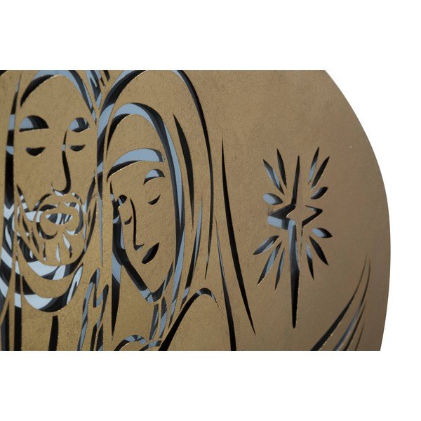 Nástenná dekorácia v zlatej farbe Mauro Ferretti Nativity-image-4