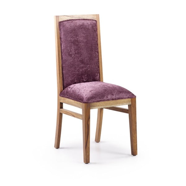 Fialová stolička z dreva bieleho cédra Moycor Merapi