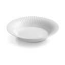 Biely porcelánový polievkový tanier Kähler Design Hammershoi, ⌀ 21 cm