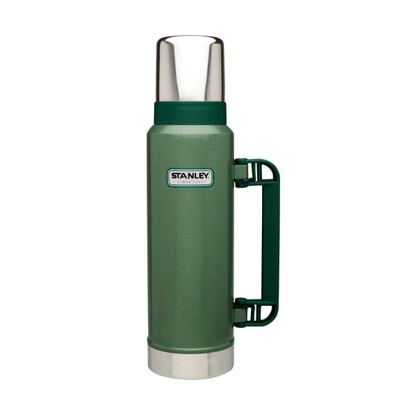 Zelená termoska Stanley Classic, 1,3 l