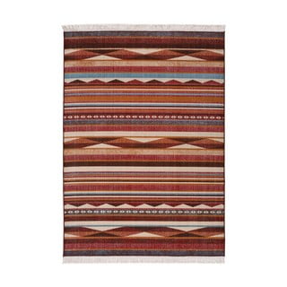 Červený koberec Universal Caucas Stripes, 160 x 230 cm
